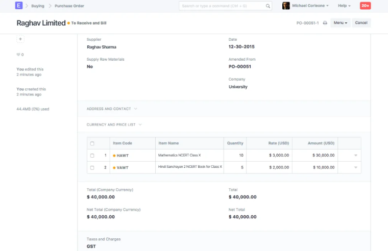 ERP Fast Track  Display